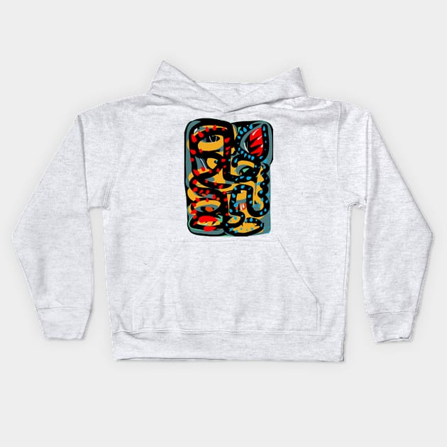 Energy Flow Kids Hoodie by FredMuhia